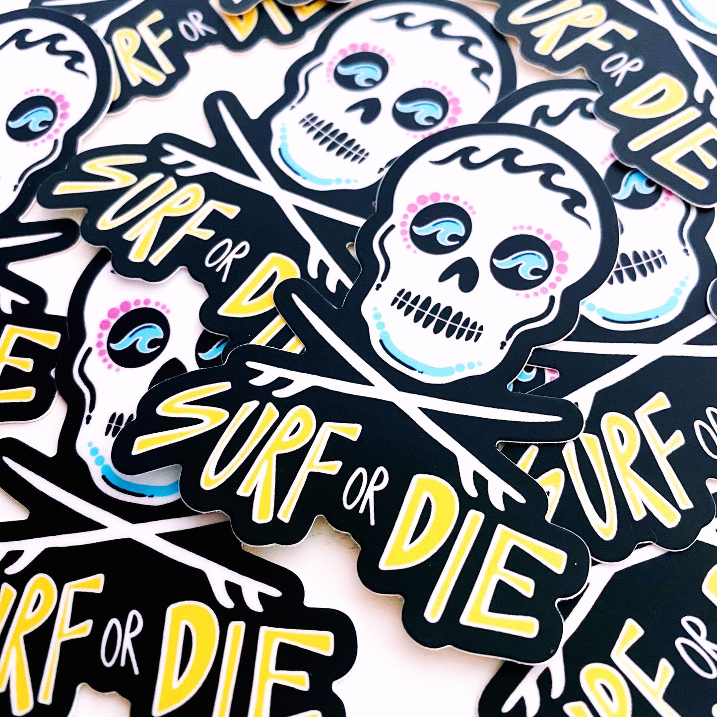 Surf or Die Sticker