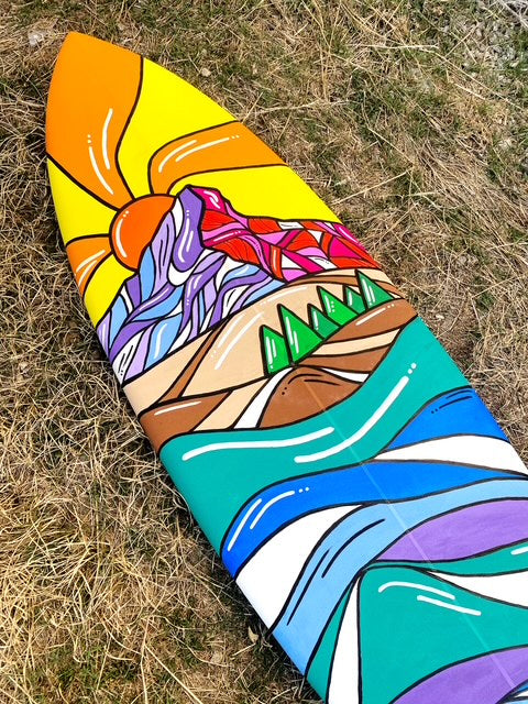 Custom Surfboard Art