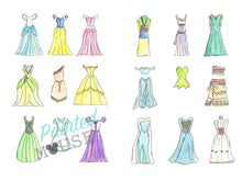 Load image into Gallery viewer, BUNDLE of Princess Dresses