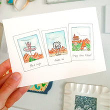 Load image into Gallery viewer, Polaroid Radiator Springs Print
