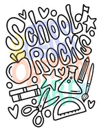 School Rocks Color Page