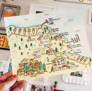 Wilderness Lodge Map Print