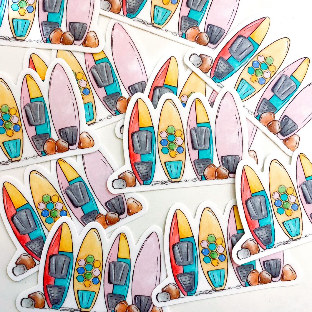 Surfboards Sticker