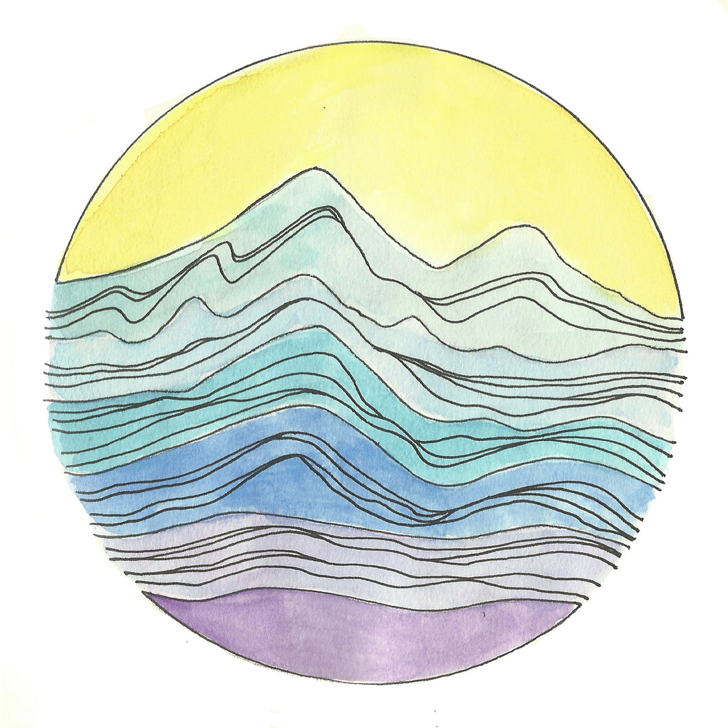 Mountain Waves Print