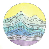 Mountain Waves Print