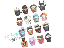 Load image into Gallery viewer, Princess and Villain Cupcake Print
