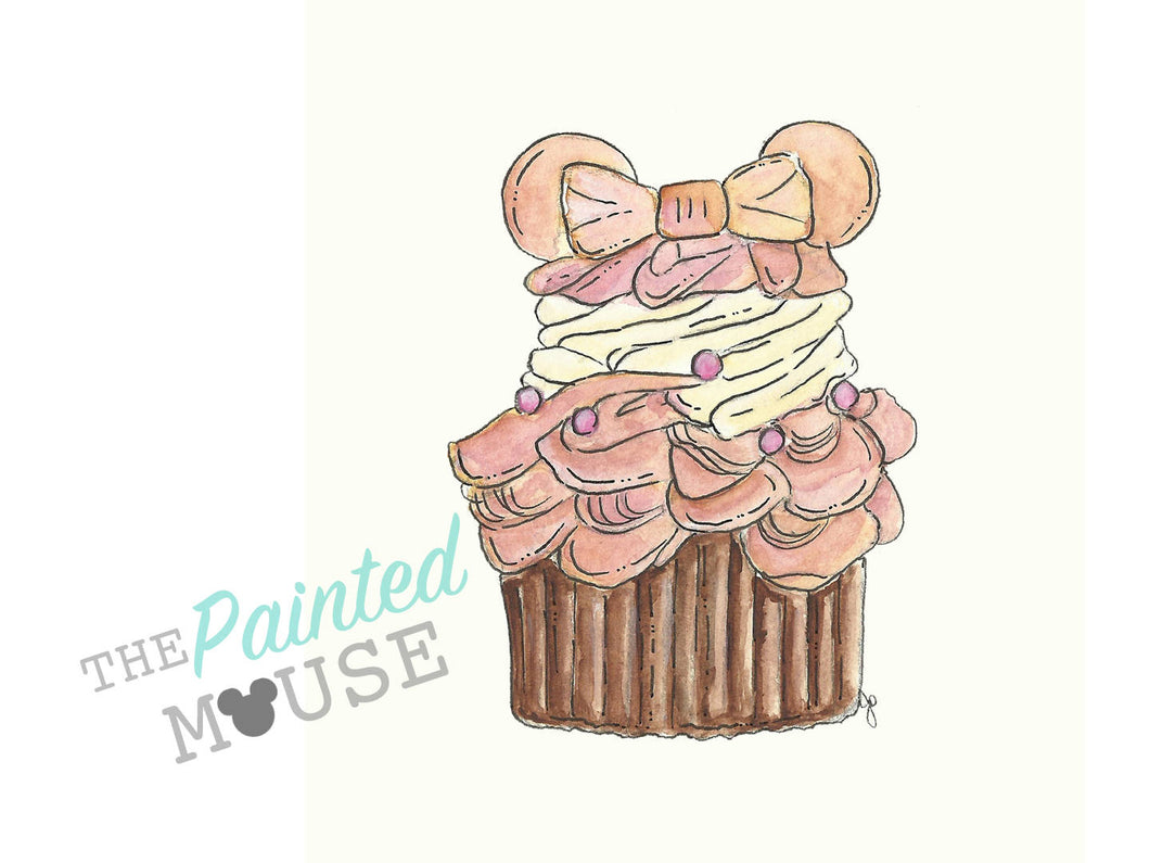 Rose Gold Cupcake