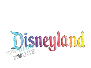 Disneyland Print