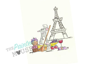 Ratatouille Paris Print