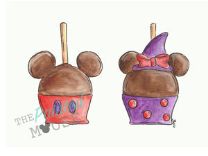 Halloween Candy Apples Print