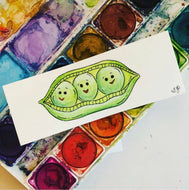 Custom Peas Bookmark