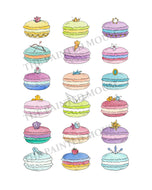 Macaron Princess Print