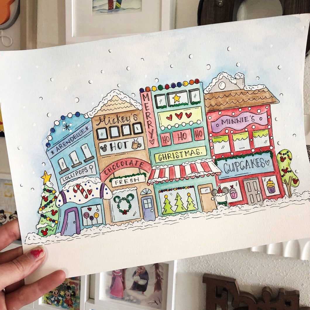 Christmas Town Print