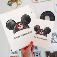 Dreamers Mickey Club Print