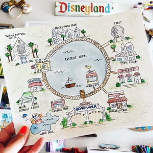 Disney Boardwalk Map