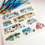 RV and Camper Print