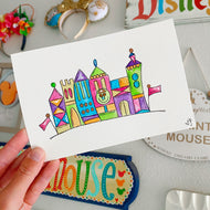 Whimsical Small World Print