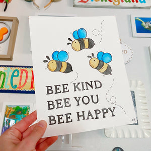 Pooh Bee Print