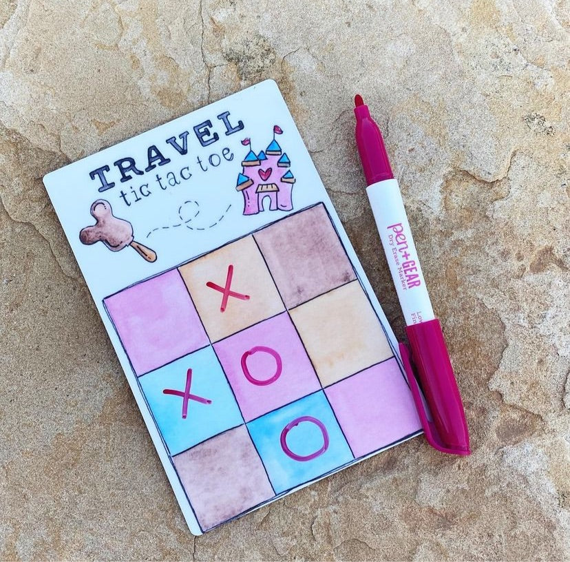 Tic Tac Toe Travel Game