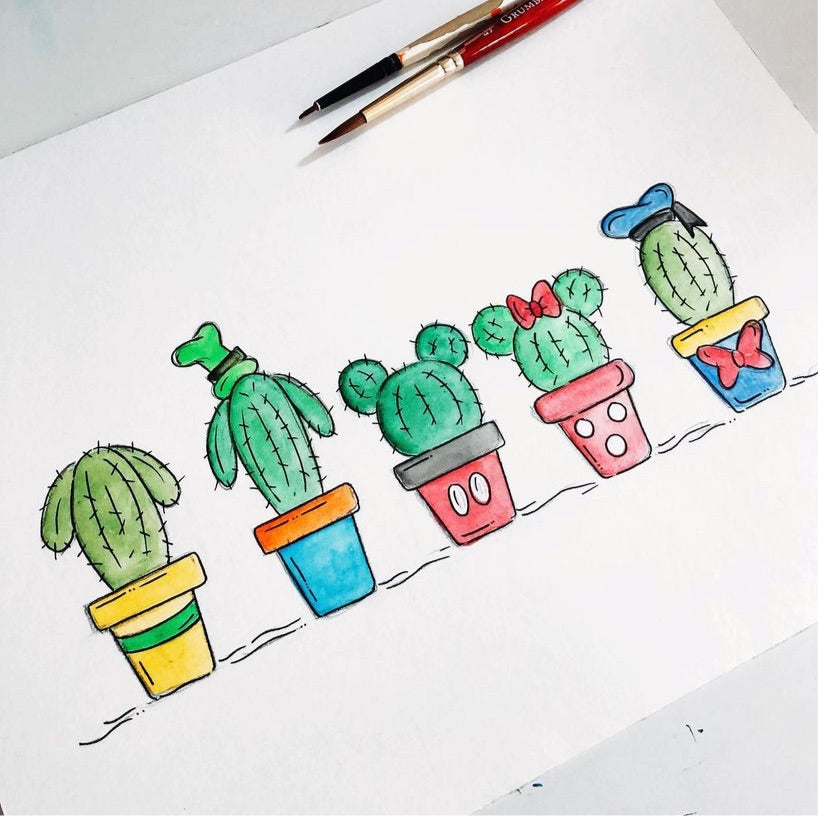 Fab 5 Cactus Print