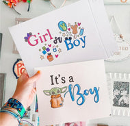 Custom Baby Gender Reveal